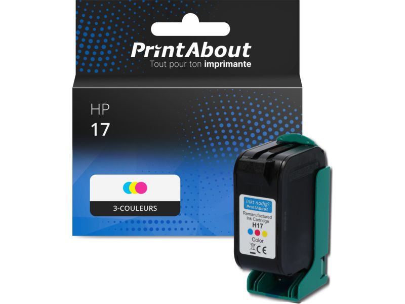 Cartouche compatible HP 17 (C6625A) - 3-couleurs