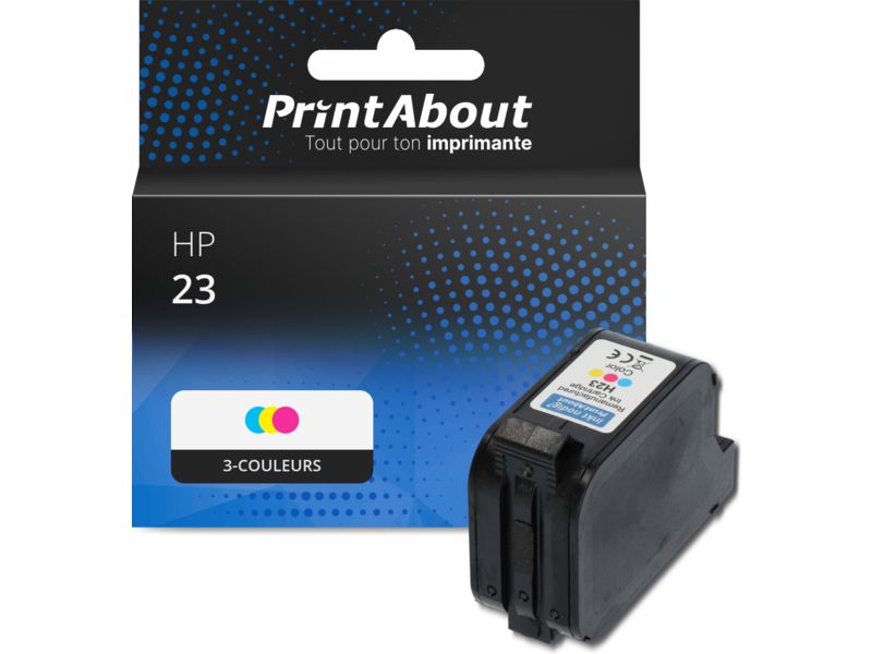 Cartouche compatible HP 23 (C1823D) - 3-couleurs