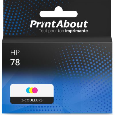 Cartouche d'encre couleur de marque HP 78 pour imprimante HP Deskjet 930C