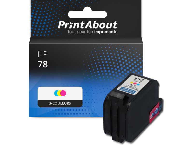 Cartouche compatible HP 78 (C6578A) - 3-couleurs