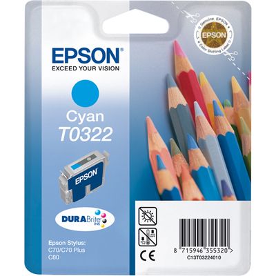 Epson T0322 (C13T032240) - Cyan - Cartouche d'encre