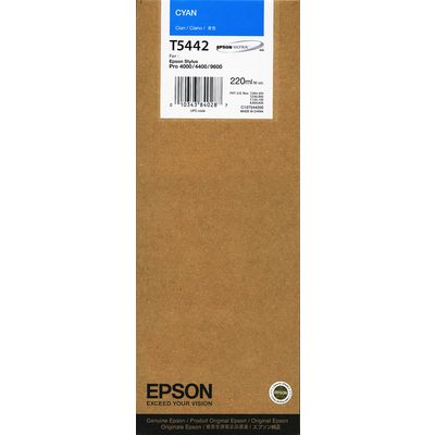 Epson T544 (C13T544200) - Cyan - Cartouche d'encre