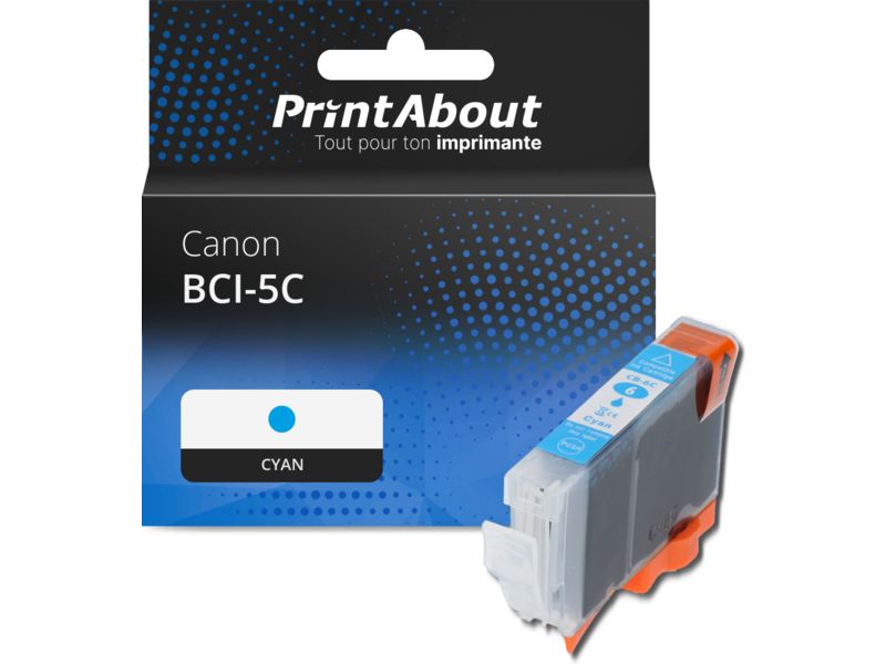 Cartouche compatible Canon BCI-5C - Cyan