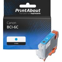 Cartouche compatible Canon BCI-6C - Cyan