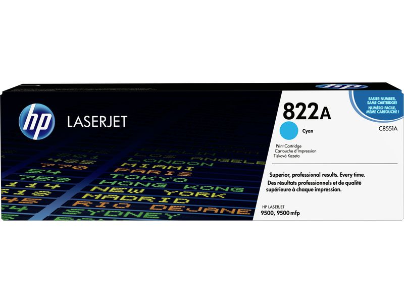 HP 822A (C8551A) Toner Cyaan