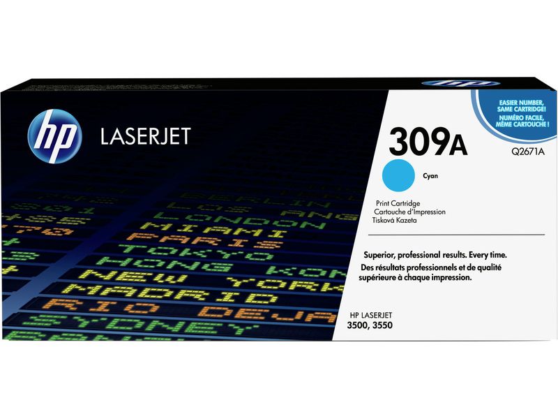 HP 309A (Q2671A) Toner Cyaan
