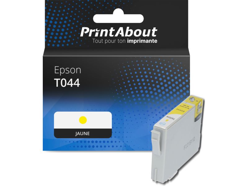 Cartouche compatible Epson T044 (C13T044440) - Jaune