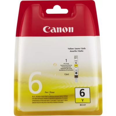 Canon BCI-6Y - Jaune - Cartouche d'encre
