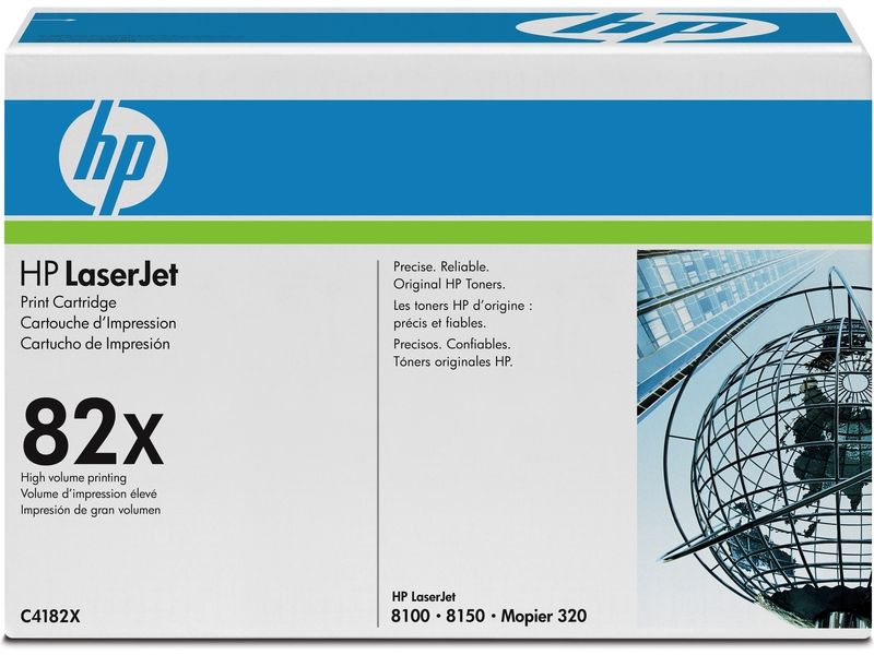 HP 82X-EP-72 (C4182X) Toner Zwart Hoge capaciteit