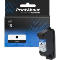 Cartouche compatible HP 15 (C6615DE) - Noir