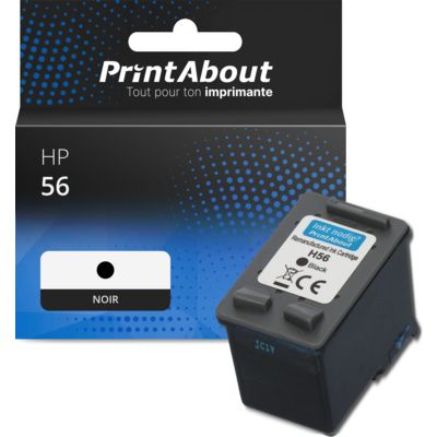 Cartouche compatible HP 56 (C6656AE) - Noir