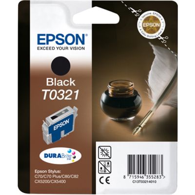 Epson T0321 (C13T032140) - Noir - Cartouche d'encre