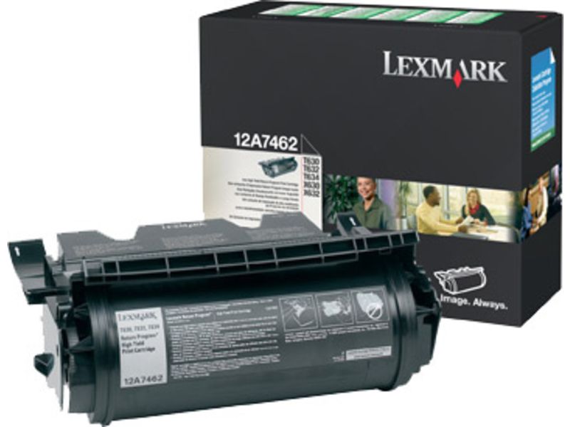 Lexmark 12A7462 Toner Zwart