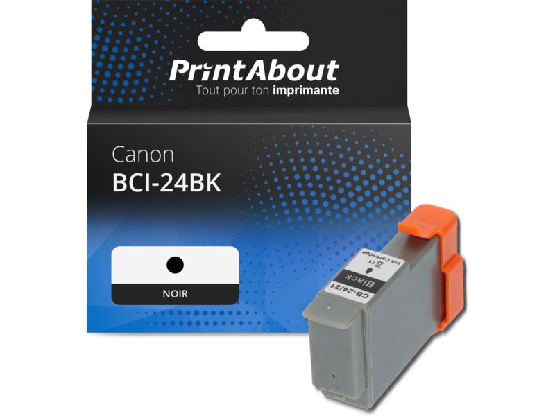 Cartouche compatible Canon BCI-24BK - Noir