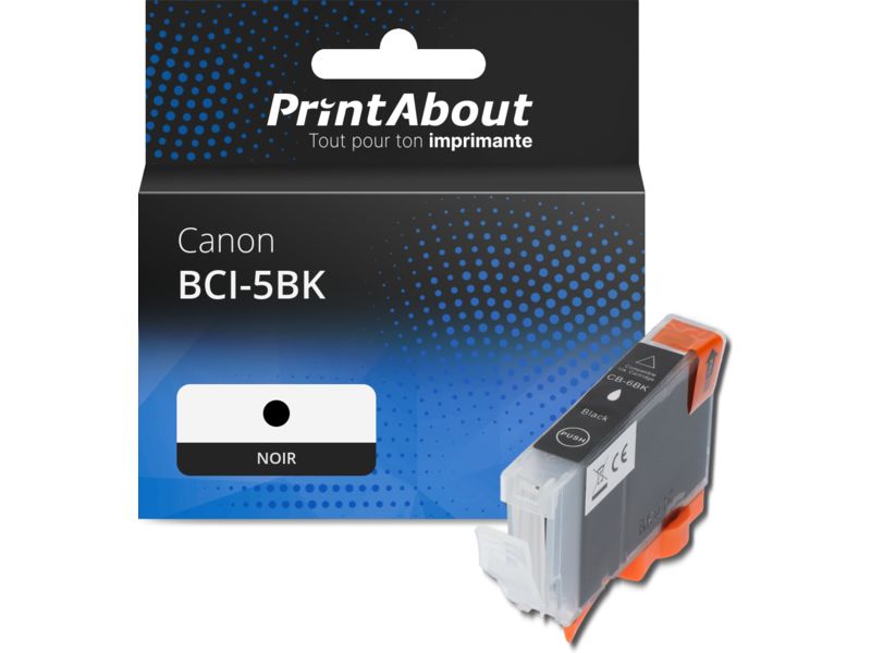 Cartouche compatible Canon BCI-5BK - Noir