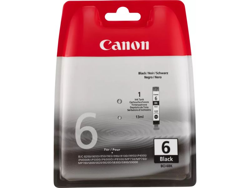 Canon BCI-6BK Inktcartridge Zwart
