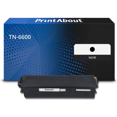 Toner compatible Brother TN-6600 - Noir - Grande capacité