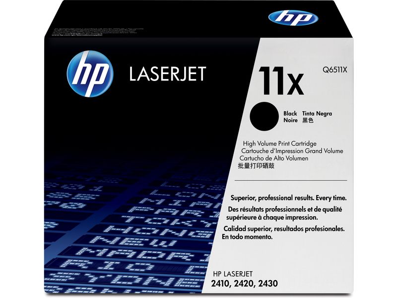 HP 11X (Q6511X) Toner Zwart Hoge capaciteit
