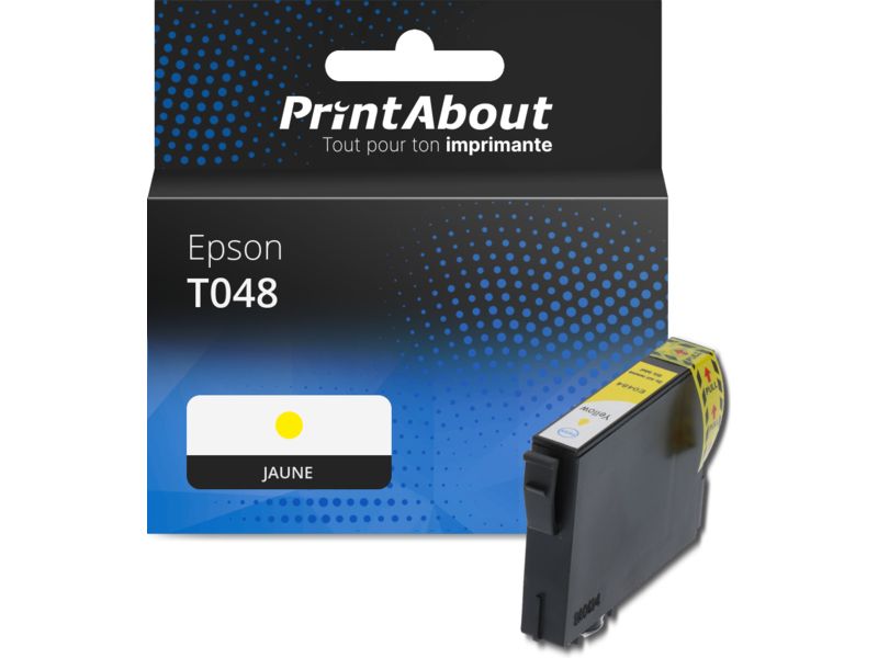 Cartouche compatible Epson T0484 (C13T048440) - Jaune