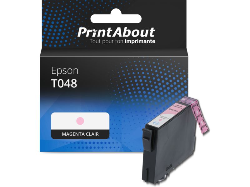 Cartouche compatible Epson T0486 (C13T048640) - Magenta clair