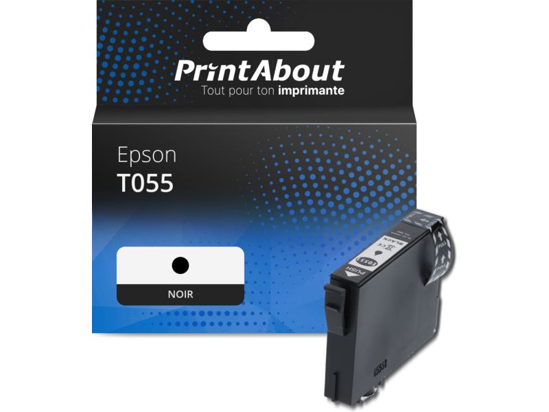 Cartouche compatible Epson T055 (C13T055140) - Noir