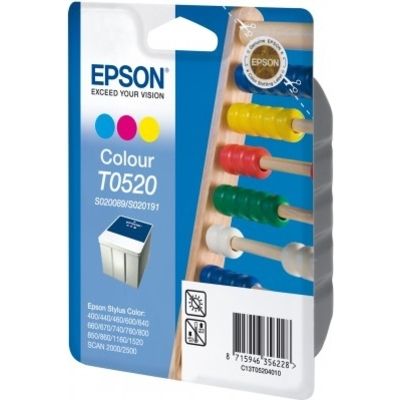 Epson T052 (C13T052040) - 3-couleurs - Cartouche d'encre