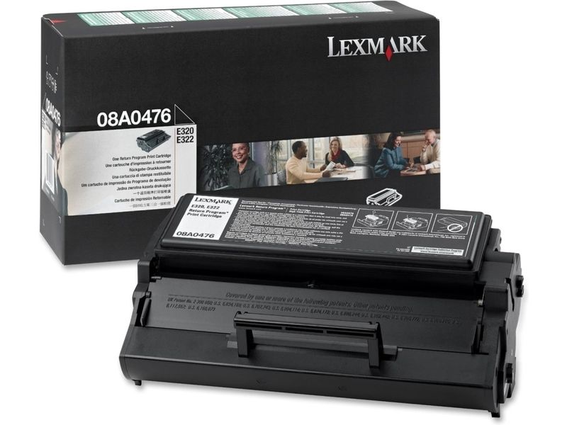 Lexmark 08A0476 Toner Zwart