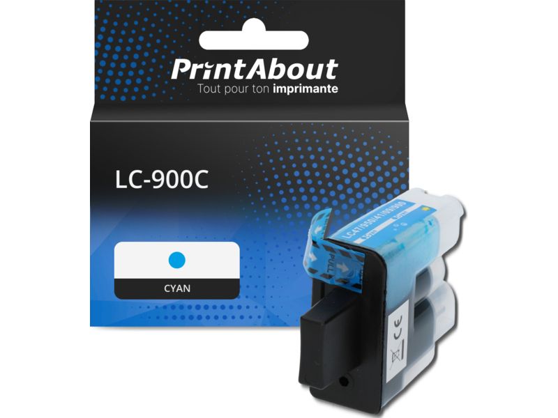 Cartouche compatible Brother LC-900C - Cyan