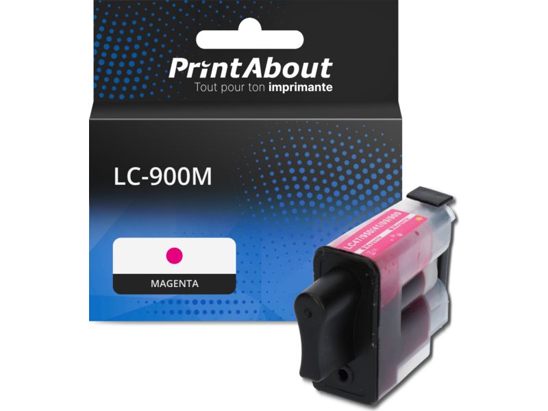 Cartouche compatible Brother LC-900M - Magenta