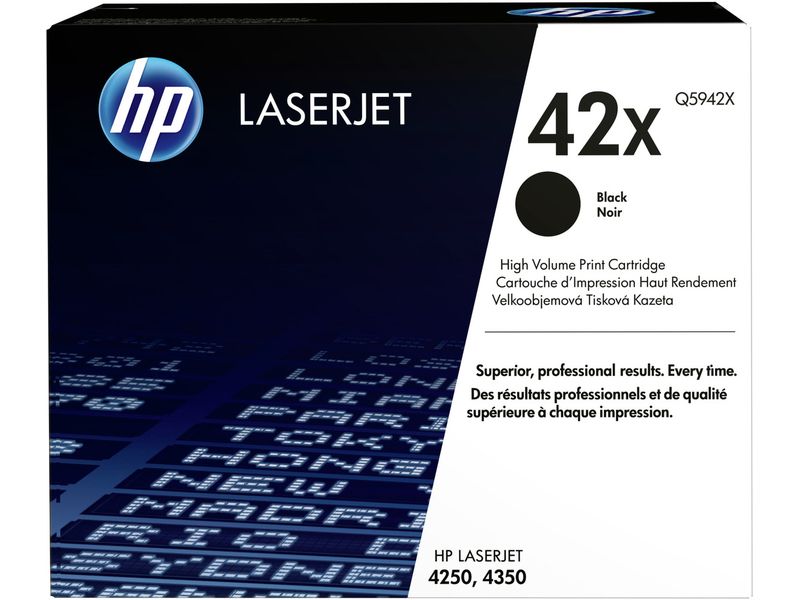 HP 42X (Q5942X) Toner Zwart Hoge capaciteit