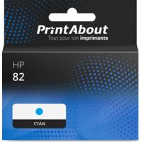 Cartouche compatible HP 82 (C4911A) - Cyan