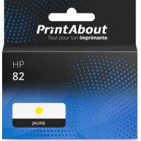 Cartouche compatible HP 82 (C4913A) - Jaune