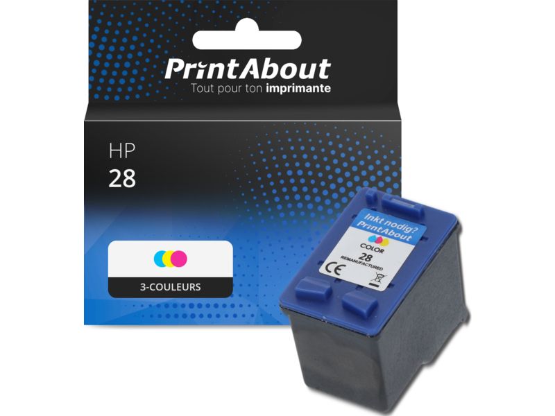 Cartouche compatible HP 28 (C8728A) - 3-couleurs