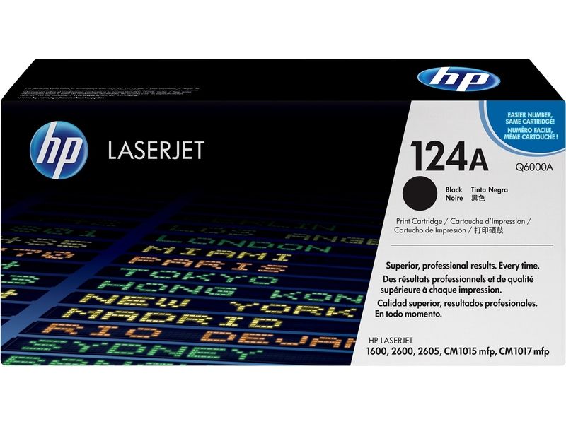 HP 124A (Q6000A) Toner Zwart