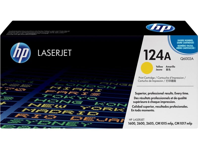 HP 124A (Q6002A) Toner Geel