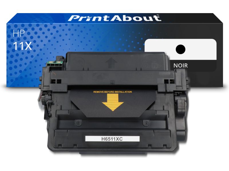 Toner compatible HP 11X (Q6511X) - Noir - Grande capacité