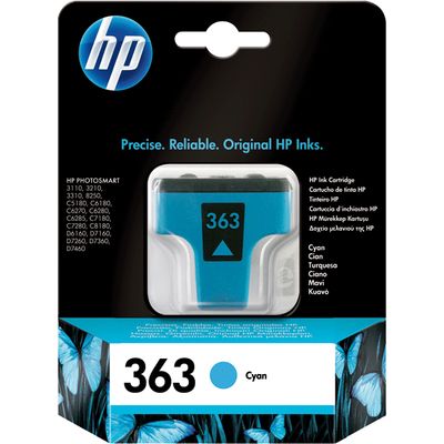 HP 363 (C8771EE) - Cyan - Cartouche d'encre