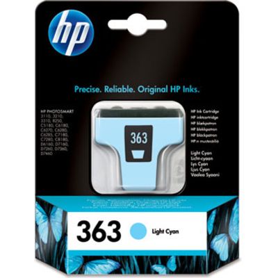 HP 363 (C8774EE) - Cyan clair - Cartouche d'encre