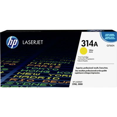HP 314A (Q7562A) - Jaune - Toner
