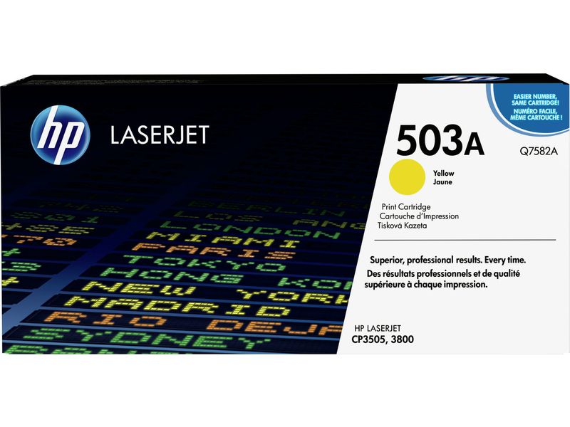 HP 503A (Q7582A) Toner Geel