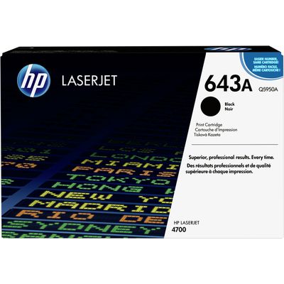 HP 643A (Q5950A) - Noir - Toner