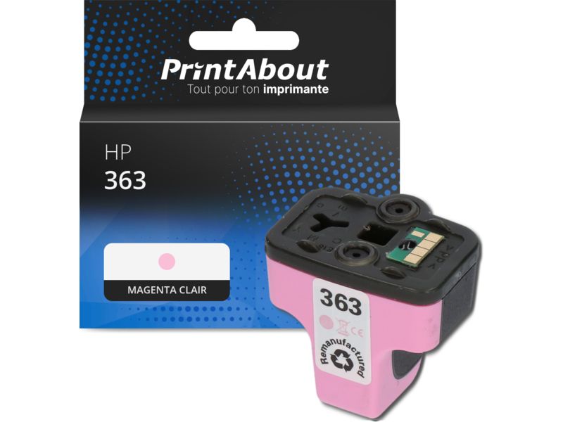 Cartouche compatible HP 363 (C8775EE) - Magenta clair