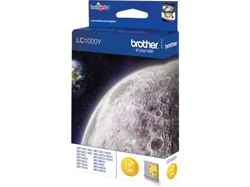 Brother LC-1000Y Inktcartridge Geel