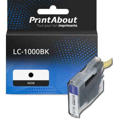 Cartouche compatible Brother LC-1000BK - Noir