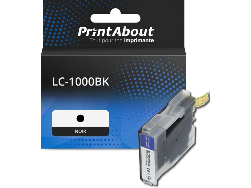 Cartouche compatible Brother LC-1000BK - Noir