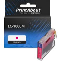 Cartouche compatible Brother LC-1000M - Magenta
