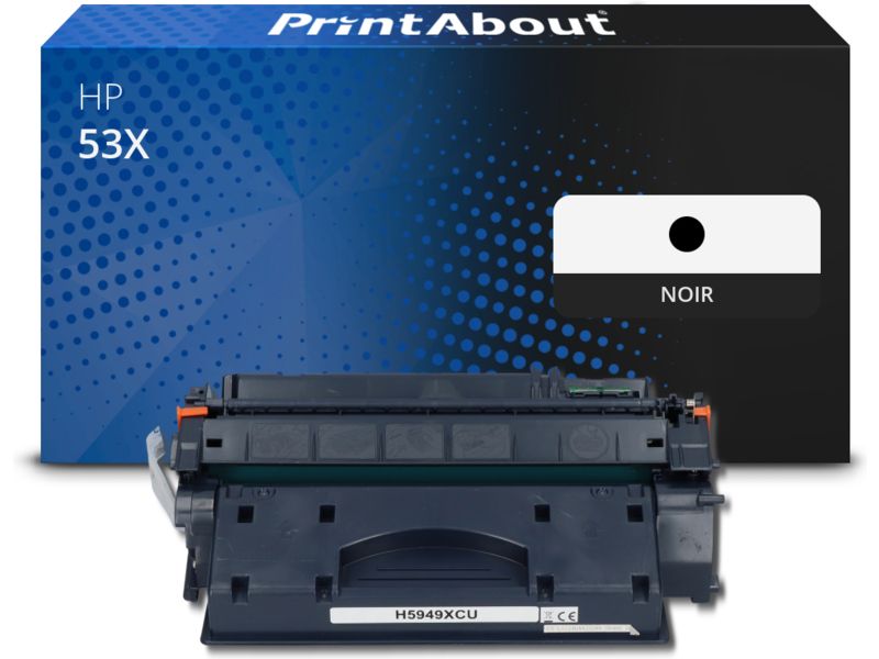 Toner compatible HP 53X (Q7553X) - Noir - Grande capacité