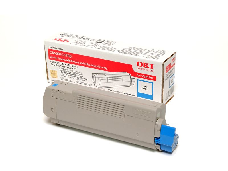 OKI 43381907 Toner Cyaan