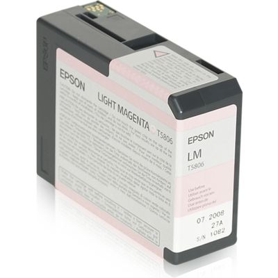 Epson T580 (C13T580600) - Magenta clair - Cartouche d'encre