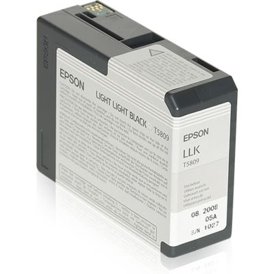 Epson T580 (C13T580900) - Noir clair léger - Cartouche d'encre